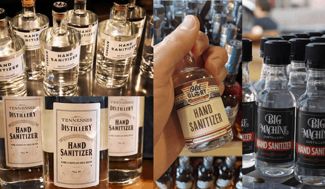 Tennessee Distilleries Recognized for Hand Sanitizer Production during the COVID-19 Pandemic